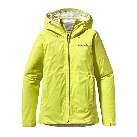 PATAGONIA Women's Torrentshell Jacket in Neon Yellow (Size Small) - Picture 2 of 16